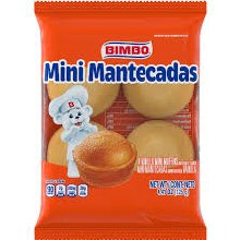 mini mantecadas 4 piezas
