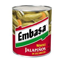 Embasa Whole Jalapenos in Escabeche, 26 Oz.