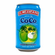 El Mexicano Agua de Coco, 10.5 Fl Oz.
