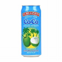 El Mexicano Agua de Coco, 16.9 Oz.