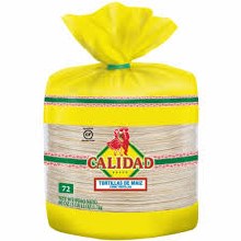 Calidad White Corn Tortillas, 72 Ct. 60 Oz..