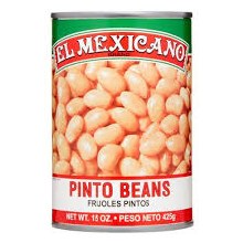 El Mexicano Whole Pinto Beans, 15 oz.