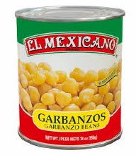 El Mexicano  Garbanzo Beans, 30 oz.