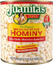 Juanita's Mexican Style Hominy, 6 Lb.