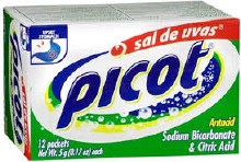 Picot Antiacid, Sal de Uvas Picot, 12 ct.