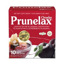 Prunelax Dietary Ciruelax Tea Suplement, 10 Bags, 0.59 oz Box