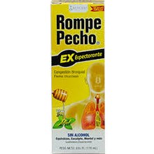 Rompe Pecho Cough Syrup, 6 Fl Oz Bottle