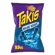 Takis Blue Heat Rolled Tortilla Chips, 9.9 oz