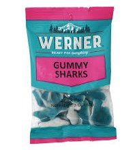 Werner Gummy Sharks, 3 oz