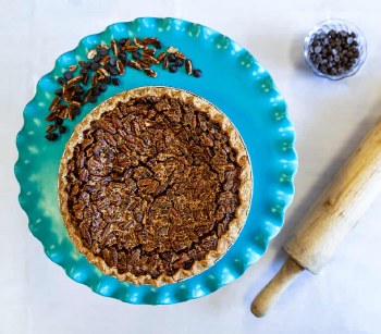 Once in a Blue Moon - Chocolate Bourbon Pecan Pie