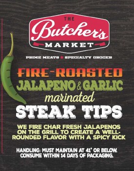 Steak Tips - Jalapeno &amp; Garlic (Cryo-vac)