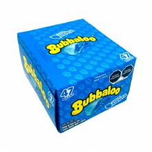 Adams Bubbaloo Chicles Sabor Menta, 47 ct.