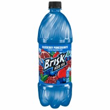 Brisk Ice Tea Blue Pomegranate  litter