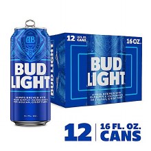 Bud Light 12 Pack 16 Oz Can