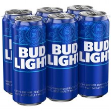 Bud Light 6 Pack 16 Oz Cans