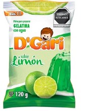Dg- Gelatina De Limon 4.2 Oz