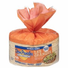 Don Pancho White Corn Tortilla La Grande 4 Lb  7 "