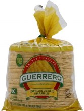 Guerrero tortilla maiz amarillo 80 ct