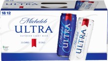 Michelob Ultra 18 Pack 12 Oz Can