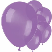 Party Ballons Purple  10pk