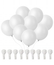 Party Ballons White 10 Pk