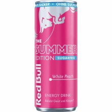 Red Bull White Peach Sugar Free 8.4 Oz
