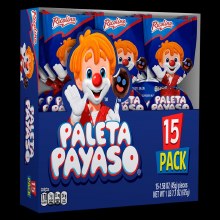 Rico-minipaleta Payaso 15ct