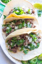 Taco de Asada | Chopped Beef Taco