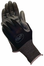 Atlas Nitrile Black Tough Gloves, Small