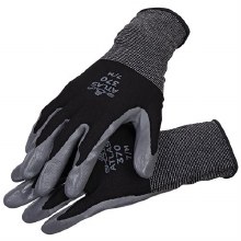 Atlas Nitrile Black Tough Gloves, Medium