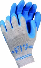 Atlas Fit Blue Rubber Goves, Small