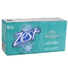 Zest Bar Soap Aqua 6ct