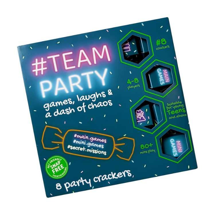 #TEAMPARTY - 8 Luxury Christmas Crackers