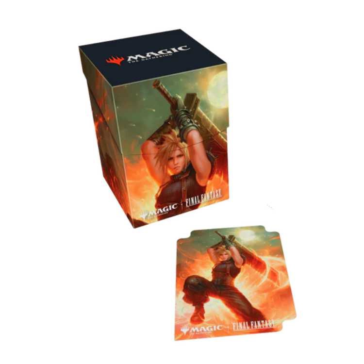 The Magic: The Gathering® - FINAL FANTASY™ 100+ Deck Box - Cloud, Ex-SOLDIER (Commander)