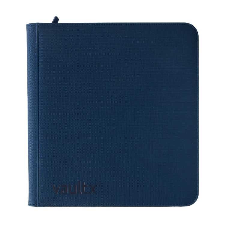 12-Pocket Zip Binder Royal Blue