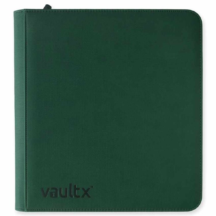 12-Pocket Zip Binder Forest Green