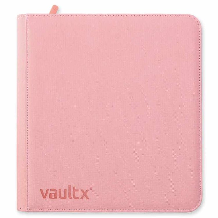 12-Pocket Zip Binder Just Pink