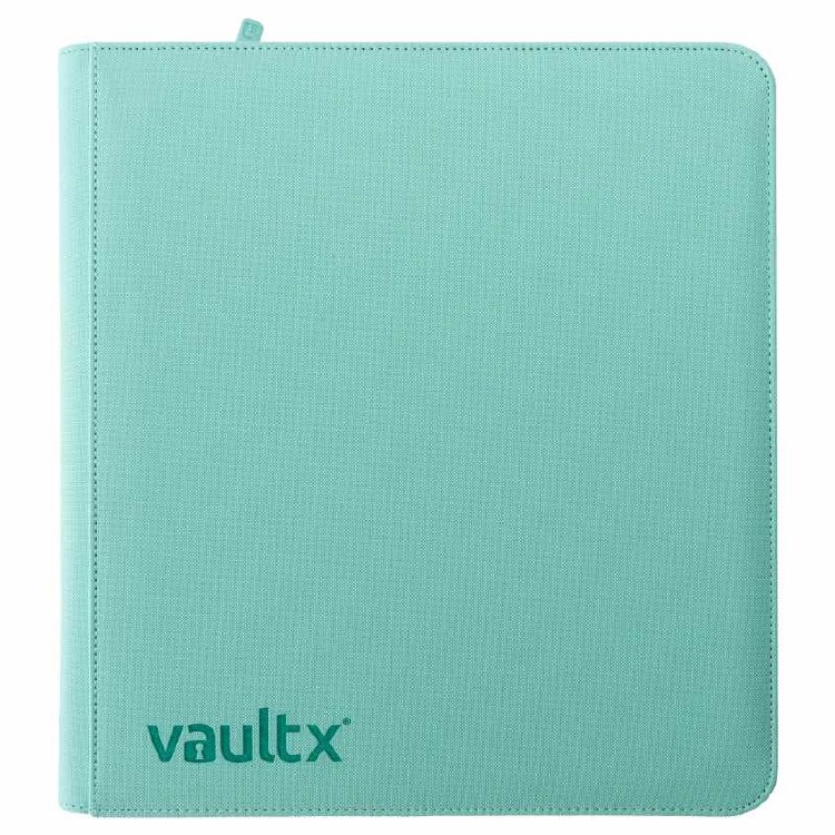 12-Pocket Zip Binder Mint Green