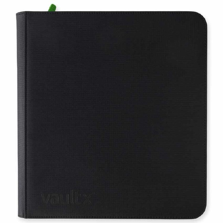 12-Pocket Zip Binder Signature Black