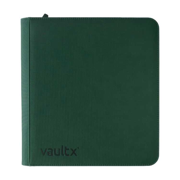 12-Pocket Zip Binder XL Forest Green