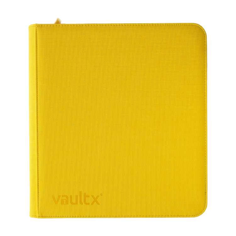 12-Pocket Zip Binder Sunrise Yellow