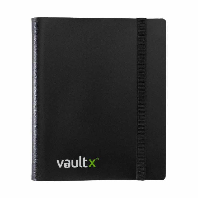 4-Pocket Strap Binder Black