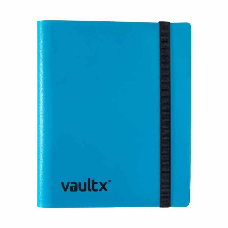 4-Pocket Strap Binder Blue