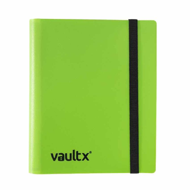 4-Pocket Strap Binder Green