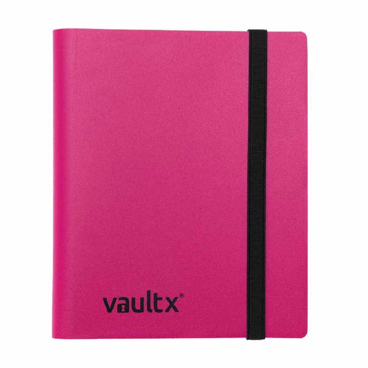 4-Pocket Strap Binder Pink