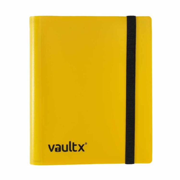4-Pocket Strap Binder Yellow