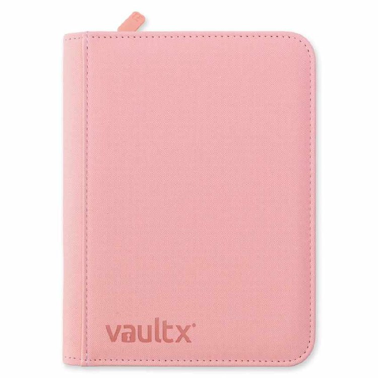 4-Pocket Zip Binder Just Pink