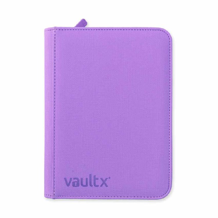 4-Pocket Zip Binder Neon Just Purple