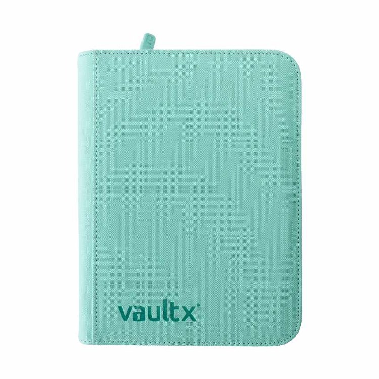 4-Pocket Zip Binder Mint Green