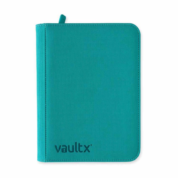 4-Pocket Zip Binder Ocean Blue